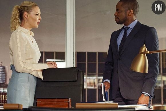 Katherine Heigl et Dule Hill dans "Suits"