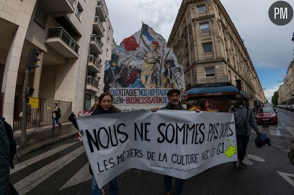 Le collectif Yellow Submarine à Paris le 4 mai 2019