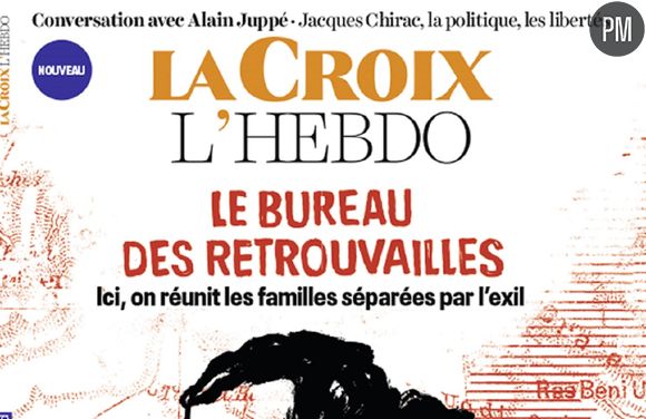 Détail de la couverture du premier numéro de "La Croix L'Hebdo"