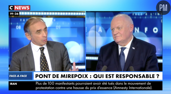 Eric Zemmour et François Asselineau dans "Face à l'info" sur CNews