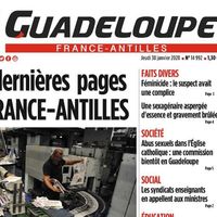 Le quotidien "France-Antilles" annonce sa disparition en Une