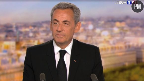 Nicolas Sarkozy invité du "20 Heures" de TF1.