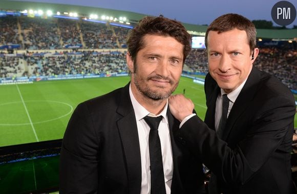 Bixente Lizarazu et Grégoire Margotton