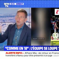 "Comme en 18" : La Une de "L'Equipe" surprend Bruce Toussaint et Daniel Riolo sur BFMTV