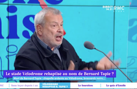 Périco Légasse est contre l'idée de donner le nom de Bernard Tapie au stade de l'Olympique de Marseille.