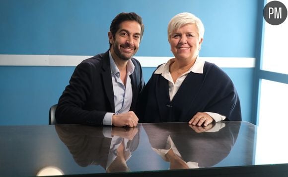 Mathieu Delarive et Mimie Mathy.