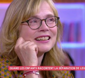 Isabelle Carré sur le plateau de 'C à vous' sur France 5.