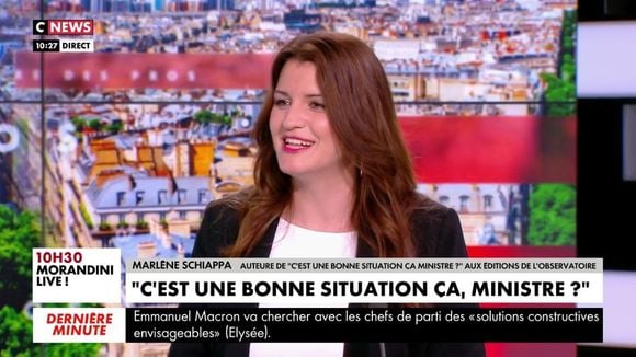 Marlène Schiappa sur CNews ce mardi 21 juin 2022.