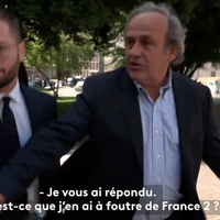 "Qu'est-ce que j'en ai à foutre de France 2 ?" : Michel Platini s'énerve contre un journaliste de "Complément d'enquête"