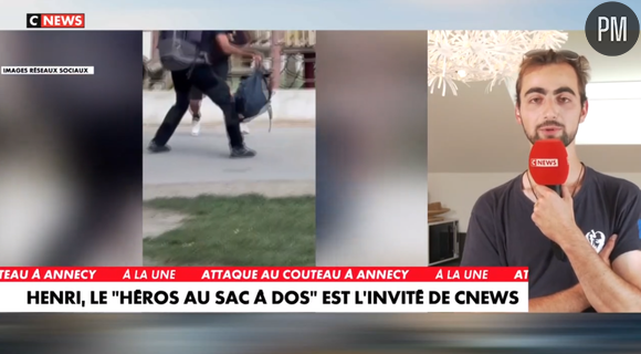 Henri d'Anselme avait été invité dans plusieurs rendez-vous de CNews après la publication de la vidéo où il tentait d'éloigner l'assaillant de l'attaque au couteau d'Annecy.