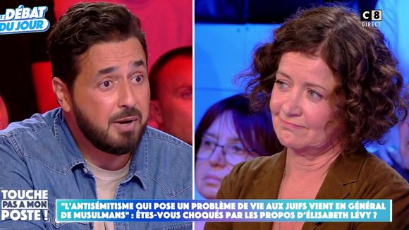 "C'est à vomir" : Très ému, Moundir riposte dans "TPMP" aux propos d'Élisabeth Lévy sur les musulmans tenus sur CNews