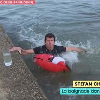 "Il y va ?" : Stefan Etcheverry se jette dans la Seine en plein duplex dans "Bonjour !" sur TF1, Bruce Toussaint amusé