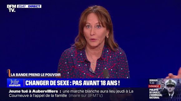 "Il ne faut pas cacher ce phénomène-là" : Ségolène Royal fait un parallèle entre le glyphosate et la transition de genre chez les mineurs sur BFMTV