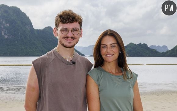 Romain et Laura, le coiffeur et sa cliente dans "Pékin Express" 2024 sur M6.