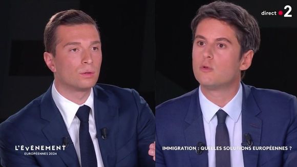 Audiences : Quel score pour le débat entre Jordan Bardella et Gabriel Attal sur France 2 face au rouleau-compresseur "HPI" sur TF1 ?
