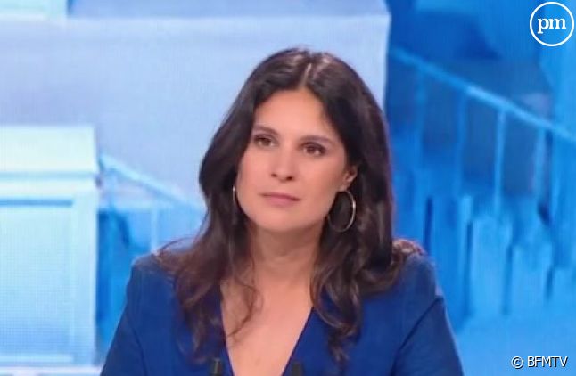 Apolline de Malherbe et Maxime Switek ont animé la première partie de la soirée électorale de BFMTV dimanche 7 juillet.