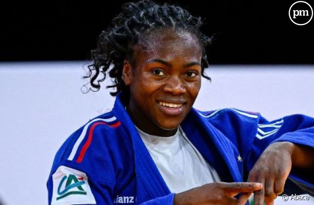 La judokate française Clarisse Agbenenou