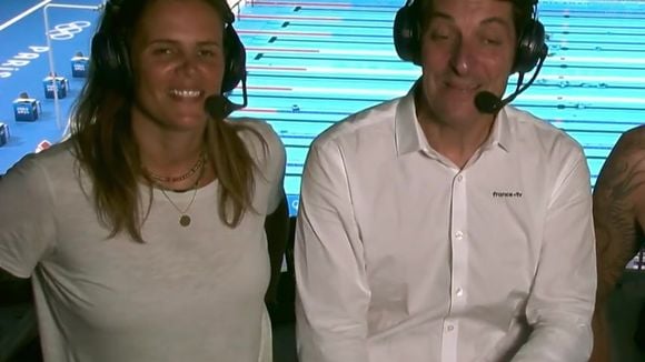 "C'est trop d'émotion" : Bouleversée, Laure Manaudou incapable de commenter la performance de son frère Florent, médaillé de bronze des Jeux Olympiques 2024