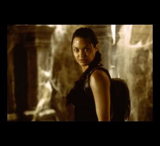 Angelina Jolie dans 'Lara Croft : Tomb Raider'.