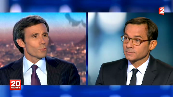 Jean-Luc Delarue, interrogé pas David Pujadas le 5 septembre 2011 sur France 2.