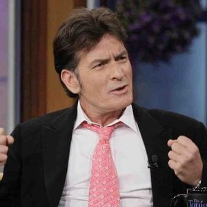 Charlie Sheen sur le plateau du "Tonight Show" de Jay Leno en septembre 2011