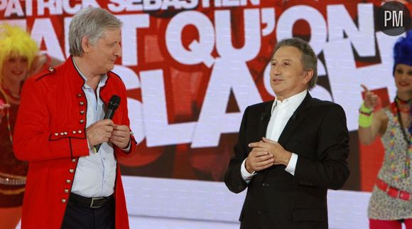 Michel Drucker et Patrick Sébastien, le 9 octobre 2011 sur France 2.