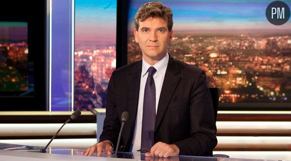 Arnaud Montebourg, sur le plateau du 20 heures de France 2 le 10 octobre 2011.