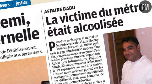 Le Parisien/Aujourd'hui en France daté du 24 octobre 2011.