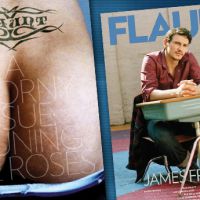 Les fesses de James Franco à la Une du magazine américain "Flaunt"