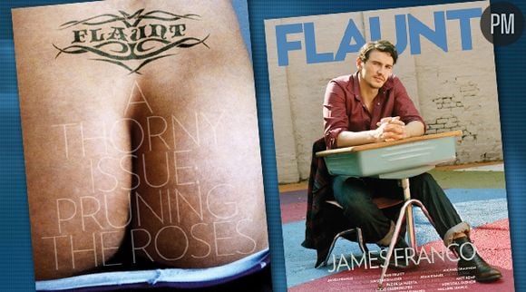 Le magazine "Flaunt" avec James Franco.