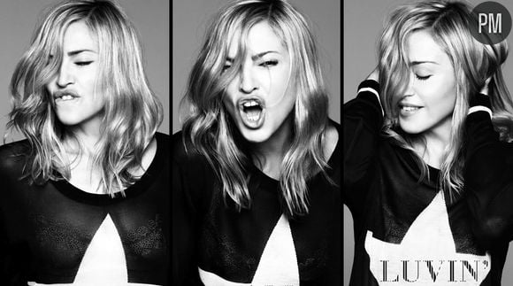 Madonna sur la pochette de "Give Me All Your Luvin"