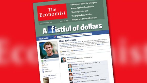 La Une très "Facebook" de The Economist