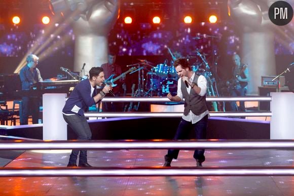 Alban Bartoli et Greg Ingrao, candidats à "The Voice".