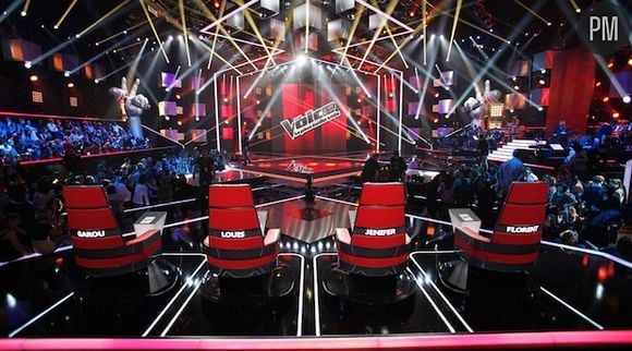 Le plateau de "The Voice, la plus belle voix" sur TF1