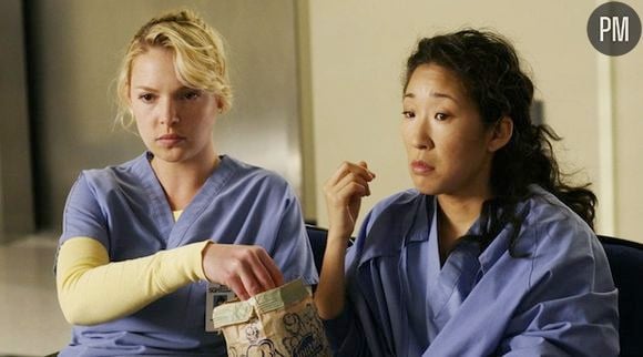 Katherine Heigl et Sandra Oh dans "Grey's Anatomy"