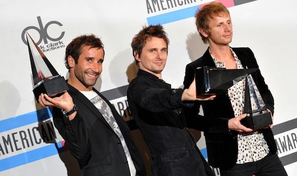 Les trois membres du groupe Muse