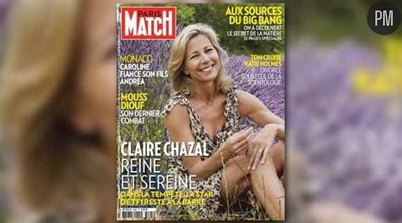 Claire Chazal, en Une de Paris Match... comme tous les étés.