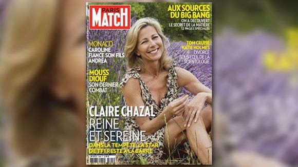 Claire Chazal, star des étés de Paris Match