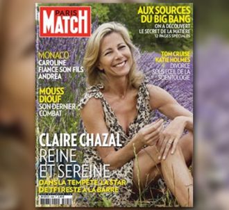 Claire Chazal, en Une de Paris Match... comme tous les...