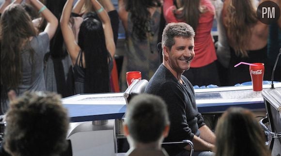 Simon Cowell sur le plateau d'"American Idol"