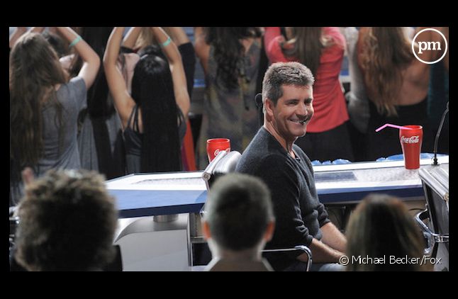 Simon Cowell sur le plateau d'"American Idol"