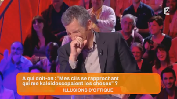 Nagui pris d'un fou-rire dans "Tout le monde veut prendre sa place"