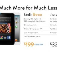 Sur son site, Amazon dézingue l'iPad mini !