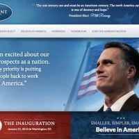 Mitt Romney : son site internet prévu en cas de victoire publié !