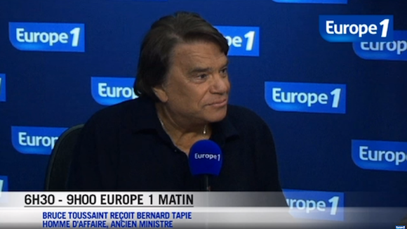 La femme de Bernard Tapie intervient sur Europe 1 pour "menacer" son mari