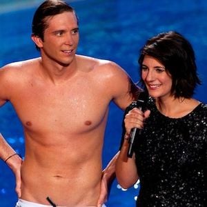 Clément Lefert au côté d'Estelle Denis dans "Splash"