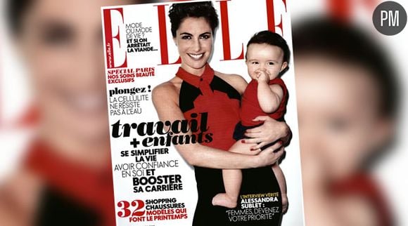 La Une du magazine "Elle" à paraître le 12 avril 2013.