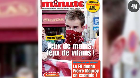 La Une de "Minute".