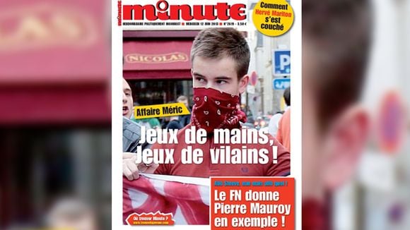 Clément Méric : la Une choquante de "Minute"