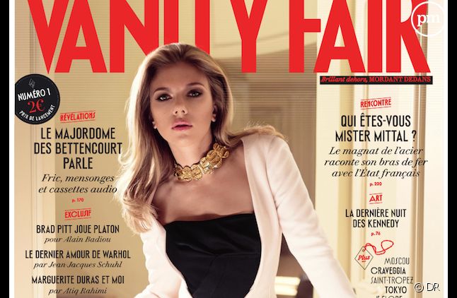 Scarlett Johansson fait la Une du premier numéro de la version française de "Vanity Fair".